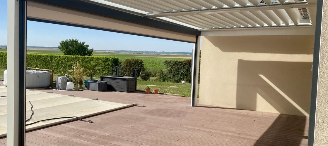 terrasse bois carport